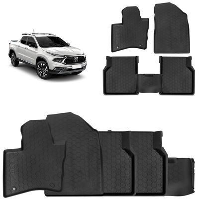 Jogo de Tapete Toro 2016 a 2025 Tipo Bandeja Preto