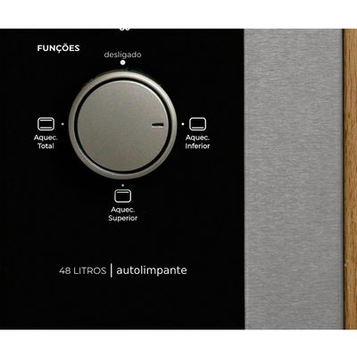 Forno Elétrico de Embutir Fischer 48 Litros, Fit Line, Inox 34493 Inox / 220V