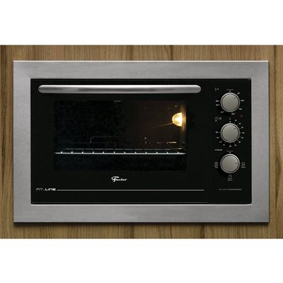 Forno Elétrico de Embutir Fischer 48 Litros, Fit Line, Inox 34493 Inox / 220V