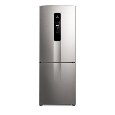Geladeira Electrolux Frost Free Inverter 490L Experience Inverse cor Inox Look (IB51S) 220V