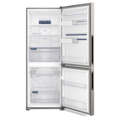 Geladeira Electrolux Frost Free Inverter 490L Experience Inverse cor Inox Look (IB51S) 220V