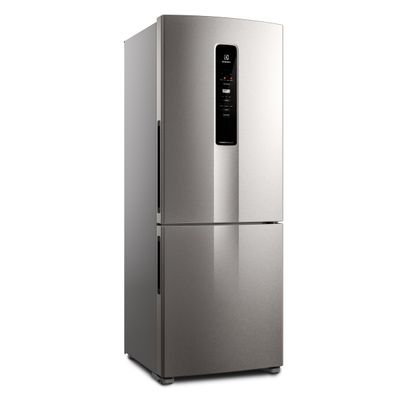 Geladeira Electrolux Frost Free Inverter 490L Experience Inverse cor Inox Look (IB51S) 220V