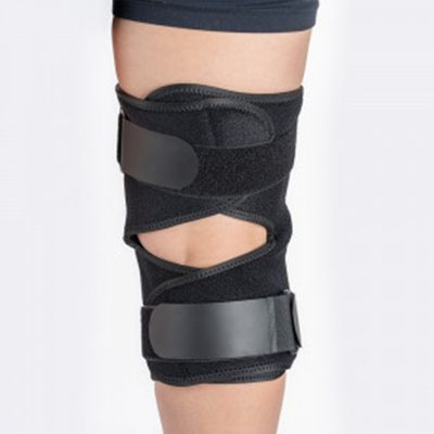 Joelheira Articulada Ajustável Ortho Care Dellamed Preto