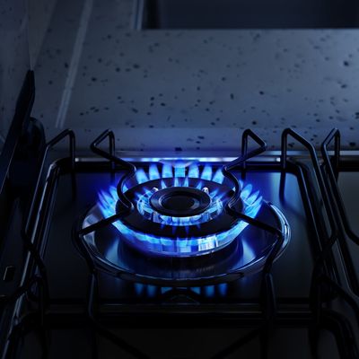 Fogão a Gás de Piso 4 Bocas Electrolux em Inox com VaporBake, - FE4IB Branco / Bivolt