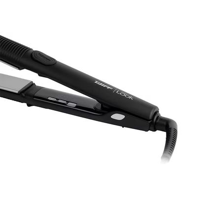 Prancha Taiff New Look Bivolt Cabo Giratório Painel Digital 5 Temperaturas Preta Preto / Bivolt