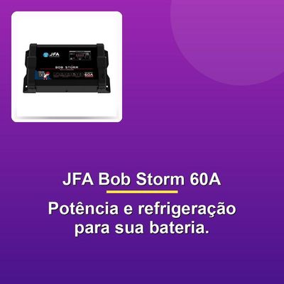 Fonte E Carregador De Bateria Jfa Automotivo Bob Storm 60a