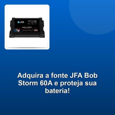 Fonte E Carregador De Bateria Jfa Automotivo Bob Storm 60a