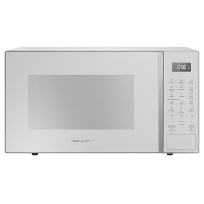 Microondas 32 Litros com Menu Gourmet 900W BMS46AB Brastemp Branco / 220V