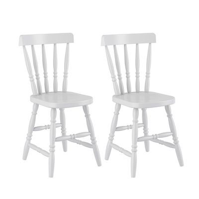Kit com 2 Cadeiras Piratini Colonial 150B Branco