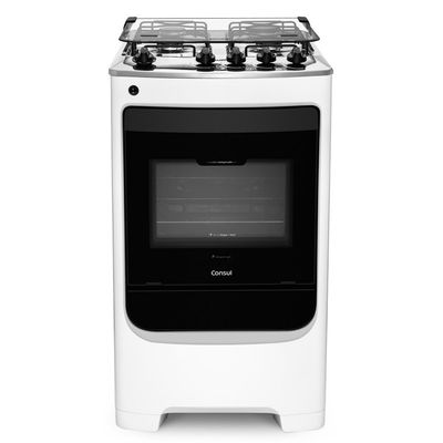 Fogão a Gás de Piso 4 Bocas Acendimento Automático CFO4NAB Consul Branco / Bivolt