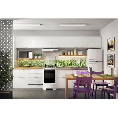 Fogão a Gás de Piso 4 Bocas Acendimento Automático CFO4NAB Consul Branco / Bivolt