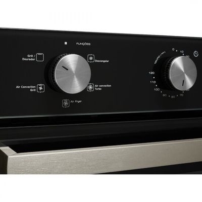 Forno Elétrico de Embutir Fischer 50 Litros Infinity 15740 Preto / 110V