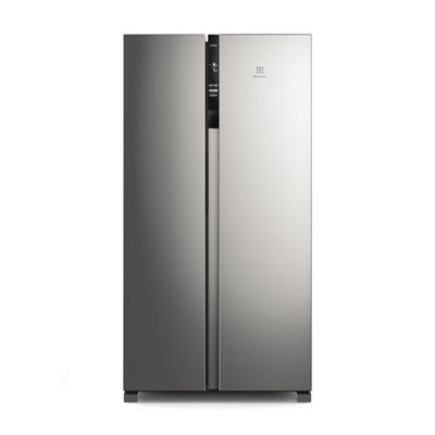 Geladeira Electrolux Frost Free 2 Portas 435 Litros Inverter Side by Side Inox / 220V