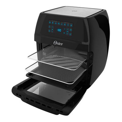 Fritadeira Sem Óleo 3 em 1 com 4 Funções Pré-programadas 12 Litros Oster Preto / 110V