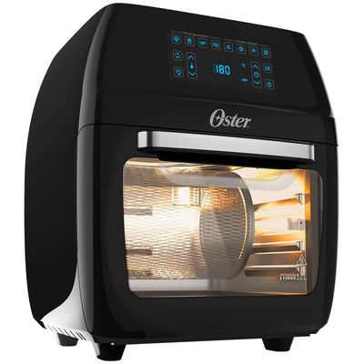 Fritadeira Sem Óleo 3 em 1 com 4 Funções Pré-programadas 12 Litros Oster Preto / 110V