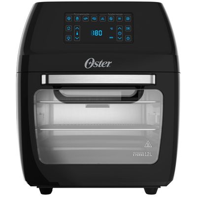 Fritadeira Sem Óleo 3 em 1 com 4 Funções Pré-programadas 12 Litros Oster Preto / 110V