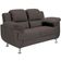 Sofá Avalon 152cm com 2 Lugares em Veludo e Espuma D-33 Linoforte Marrom