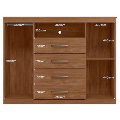 Comoda Havana Master Jatobá Acetinado - Santos Andirá