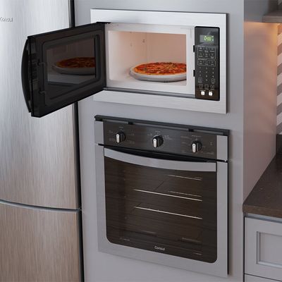 Microondas Consul de Embutir 32 Litros CM146AE Preto / 220V