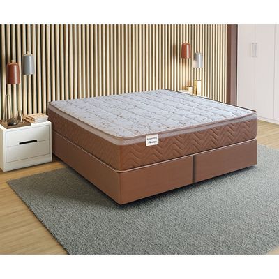 Conjunto Cama Box Queen de Molas Kappesberg Florença CBCOL-024 Marrom