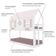 Beliche Montessoriano Casinha Bela Com Coração - Madeira Maciça Branco/rosa | Housin