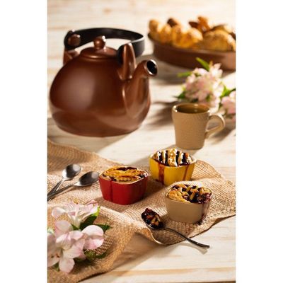 Chaleira De Cerâmica Colonial 1,7 L Chocolate Ceraflame