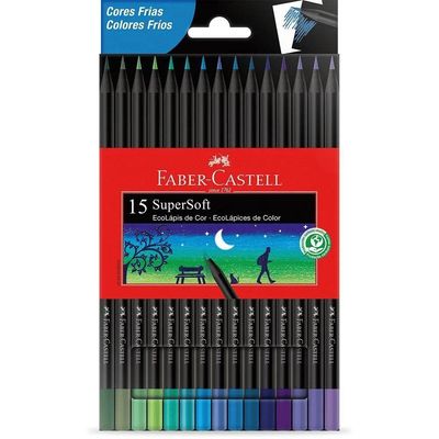 Kit Completo Supersoft Cores Quentes + Frias + Neutras Faber-castell