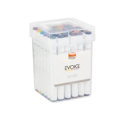 Marcador Artístico Evoke Dual Marker Brw 36 Cores