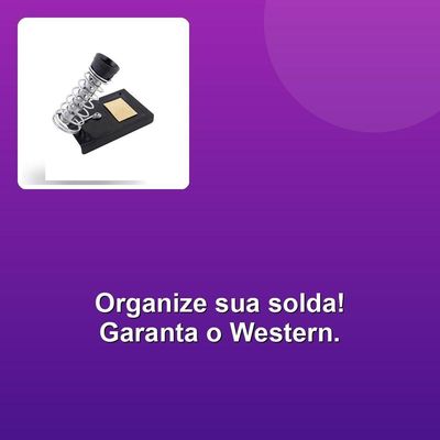 Suporte Ferro Solda Western