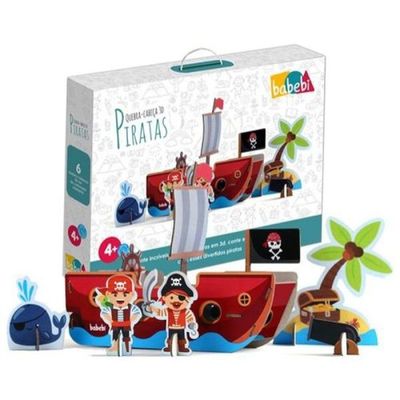 Quebra Cabeça 3D Piratas - Babebi 6006