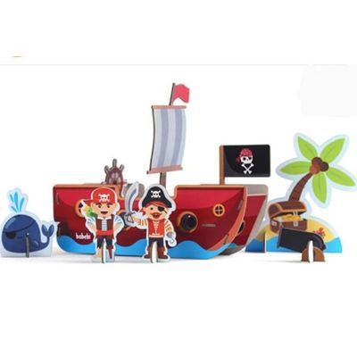 Quebra Cabeça 3D Piratas - Babebi 6006