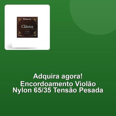 Encordoamento Violão Nylon 65-35 Tensão Pesada Bronze Genwpa