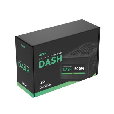 Fonte Gamer Vinik Dash 500w Preto Vfg500wpv3