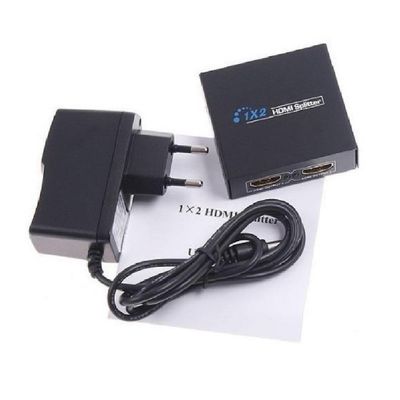 Adaptador Hdmi 1.4 Splitter Duplicador 2x1 para TV Full HD 3D