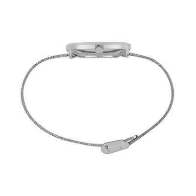 Relogio Mondaine Feminino Ref: 36004l0mvne2 Casual Mesh Prateado