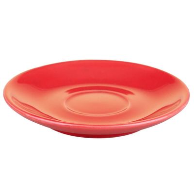 Conjunto 6 Xícaras 80ml com Pires Cazza Vermelho Vermelho
