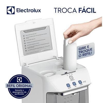 Filtro/Refil Original para Purificador de Água Electrolux PA21G / PA26G / PA31G – Refil longa duração: troque a cada 12 meses Não se aplica