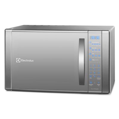 Micro-ondas Electrolux 31L cor Inox Espelhado com Função Grill e Painel Blue Touch (ME41X) 220V