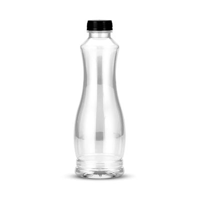35un Garrafa PET Plástica Transparente com Tampa 800ml G3580 Galvanotek
