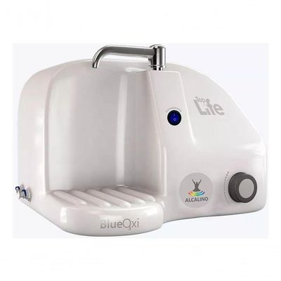 Purificador De Água Top Life Blueoxi 2 Em 1 Água Natural Alcalina Com Ozônio Com Ph9,5 Branco 220V