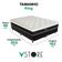 Cama Box King Preto E Colchão Dallas Molas Vstore 193x203x20