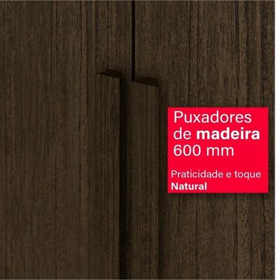 Guarda-roupa De Casal Giga 5 Portas 3 Gavetas