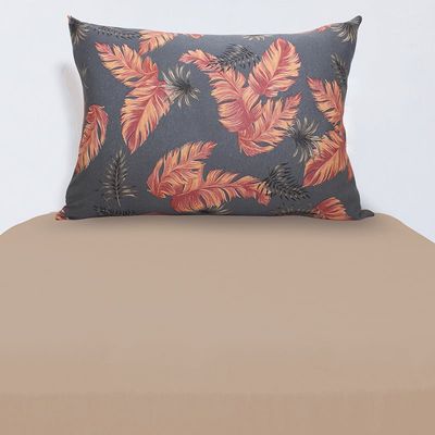 Fronha Doce Vida Malha Mista Belo Horizonte 48cm 68cm Cinza