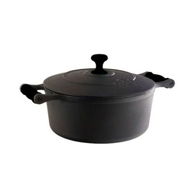 Caçarola Ferro Alça Silicone Preto Libaneza 9,8 lts 32cm