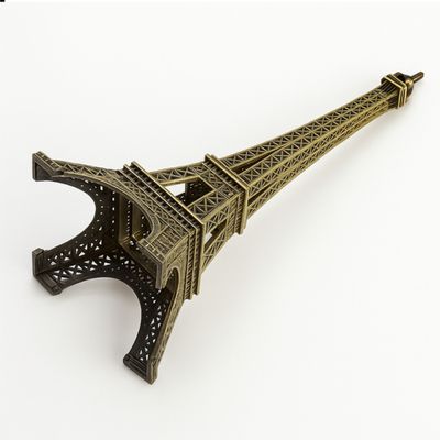 Enfeite Miniatura Torre Eiffel Paris Metal Decoração Casa Escritório 18cm