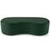 Kit Puff Redondo Lola e Puff Recamier Orgânico Orbit W01 Couríssimo Verde - Lyam Decor