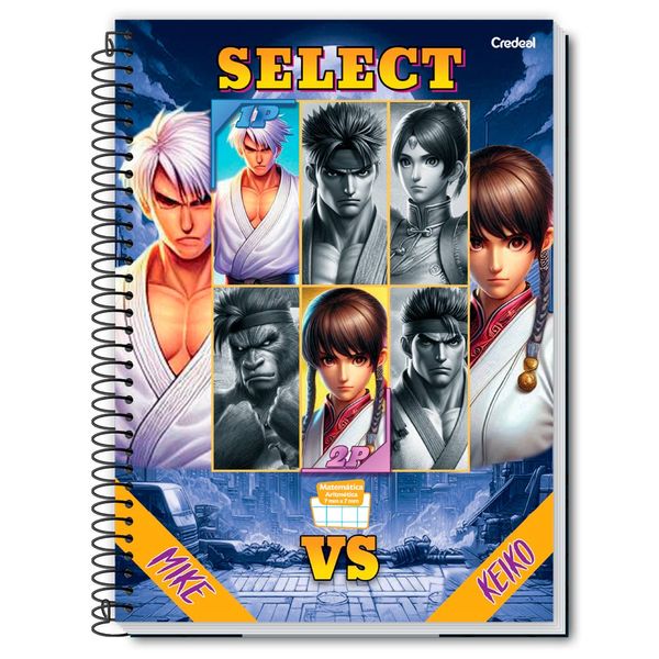 Caderno Universitário Masculino My Collection 80F/1 Matéria Credeal