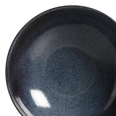 Bowl Médio Orgânico em Stoneware Titanium Porto Brasil Azul