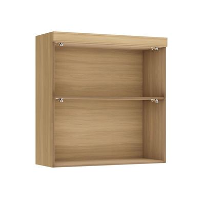 Armário Aéreo Marquesa 100% MDF 2 Portas Verde e Nature