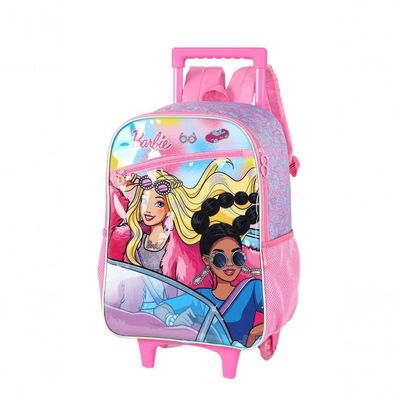 Mochila Com Rodas Barbie Pink - único Pink